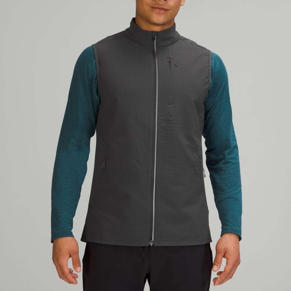 Lululemon Cold Terrain Fleece Vest Graphite Grey Men’s XL - Picture 1 of 4